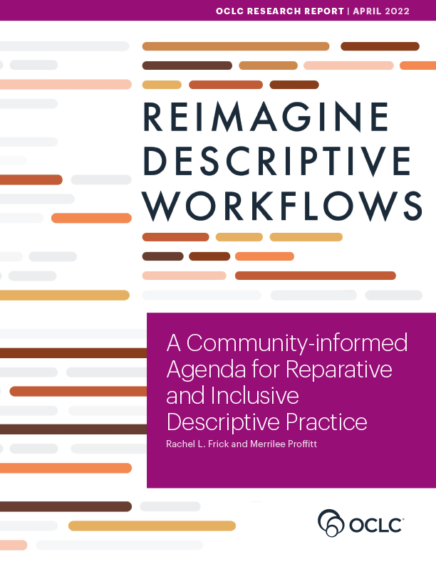Illustration: Cover of Reimagine Descriptive Workflows report