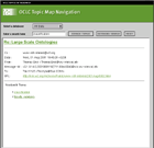 Document information screen