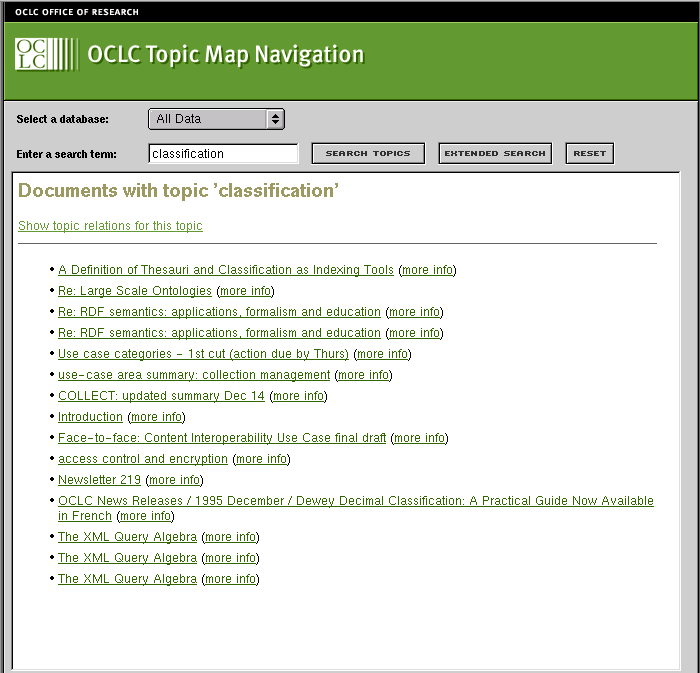 Document List screen