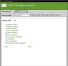 Search topics screen
