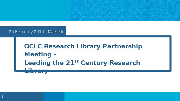 Leading the 21st Century Research Library