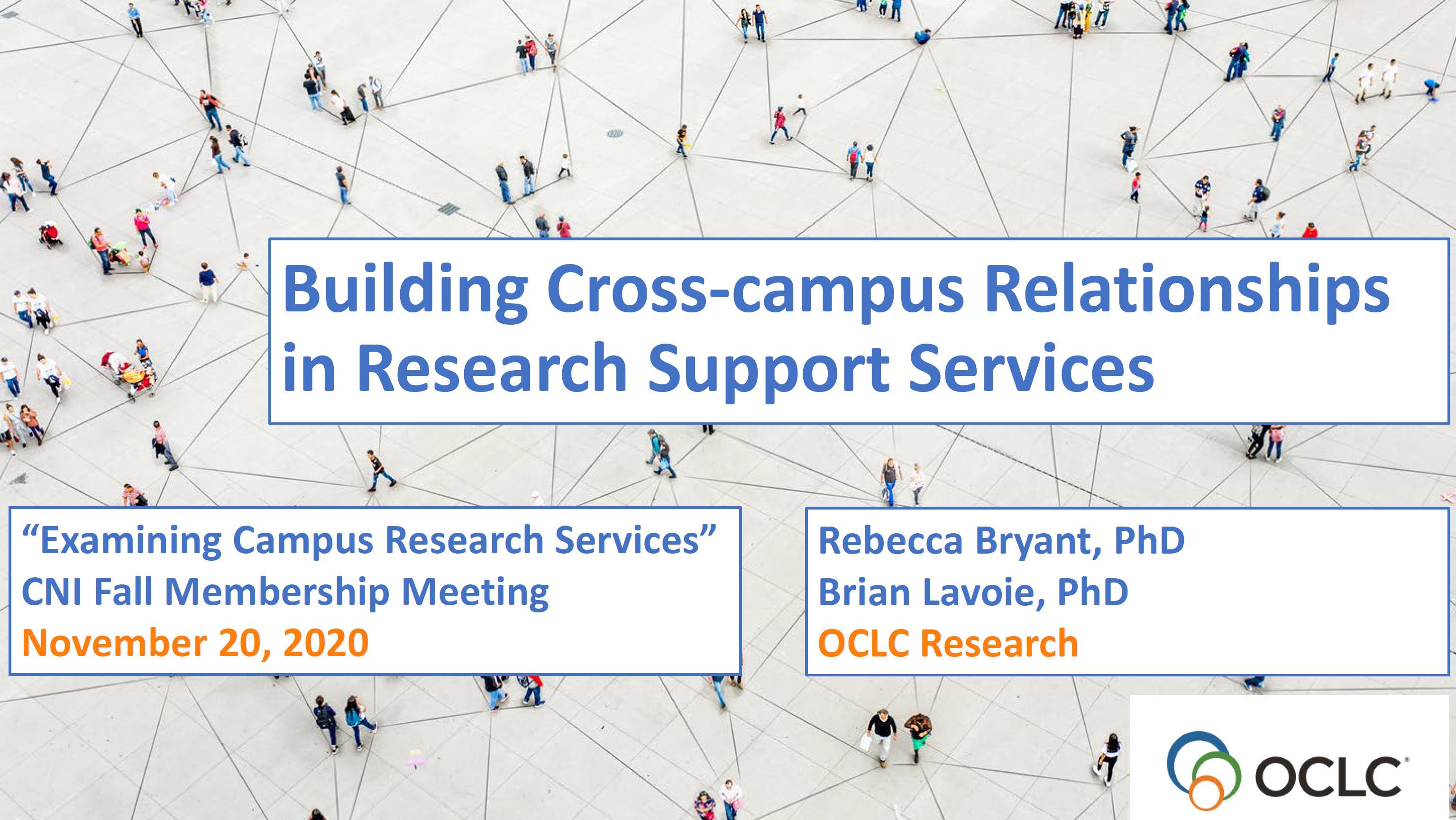 Building Cross-campus Relationships