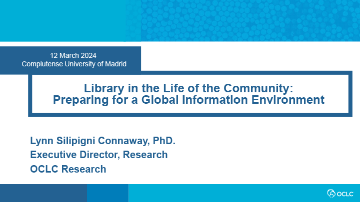 Library in the Life of the Community: Preparing for a Global Information Environment