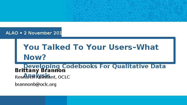 You Talked To Your Users--What Now?: Developing Codebooks For Qualitative Data Analysis