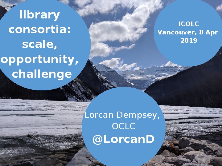 Library Consortia: Scale, Opportunity, Challenge