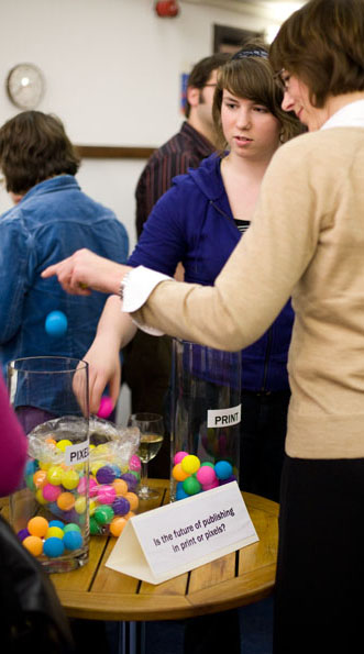 "Future of the Book" attendees cast their votes for the dominant medium of the future