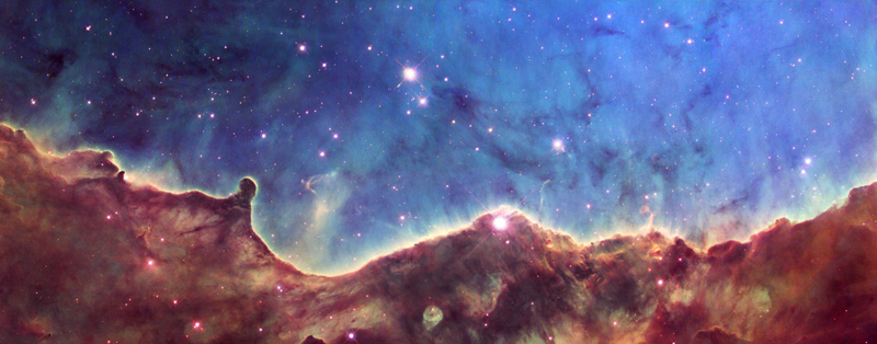 Star forming region photo taken from the Hubble telescope