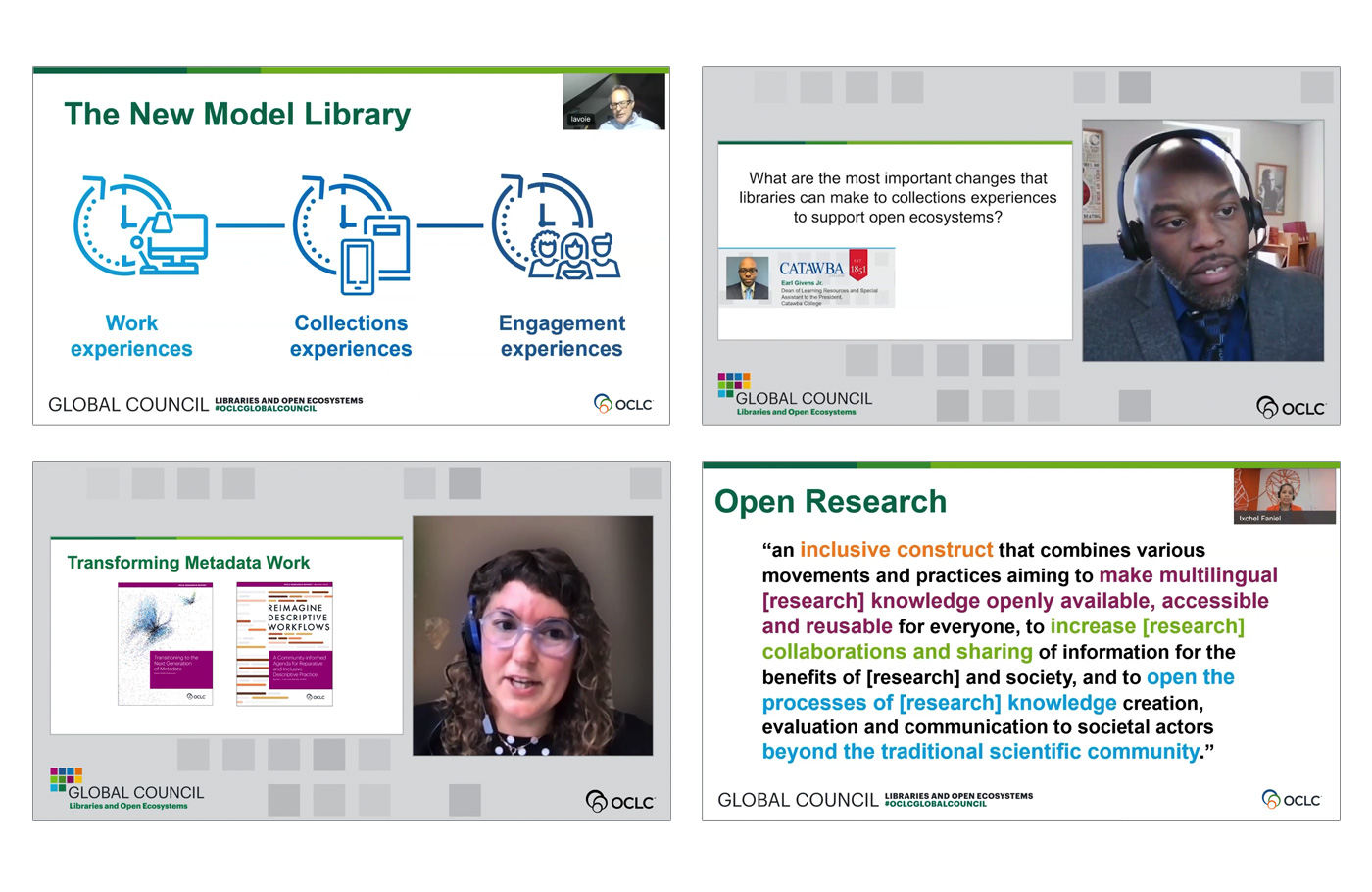 Illustration:  OCLC Global Council Libraries and Open Ecosystems webinars