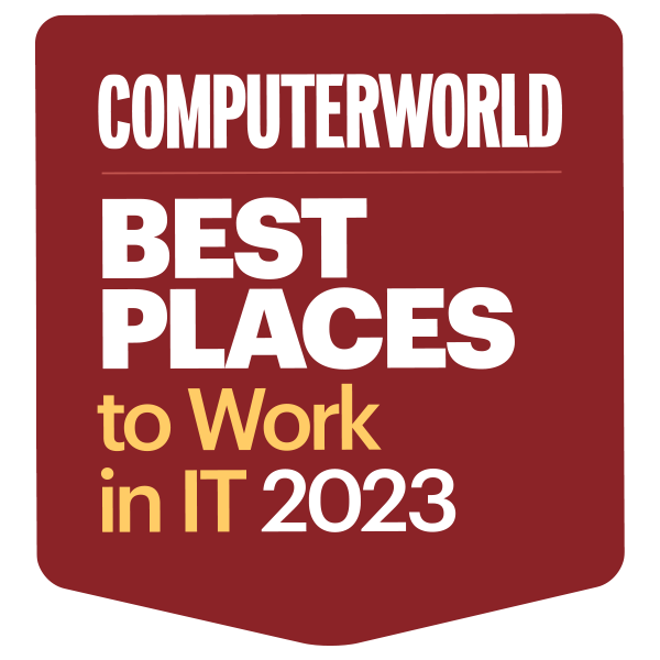 Badge: Computerworld 2023 Best Places to Work in IT