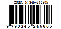 Image of an ISMN barcode with the number 9790345246805