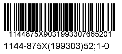 Image of an SICI barcode with the number 1144875X9031993307665201