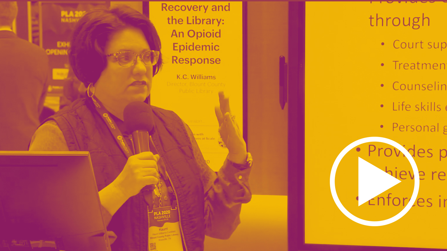 Video: Recovery and the Library: An Opioid Epidemic Response