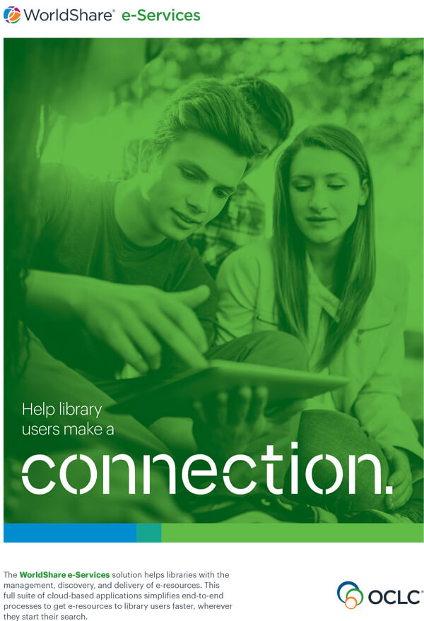 Help library users make a connection.