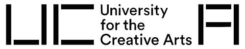 Logo van de University for the Creative Arts
