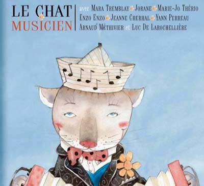 Le chat musicien, children's book/CD