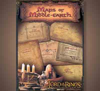 Maps of Middle Earth: Lord of the rings roleplaying game