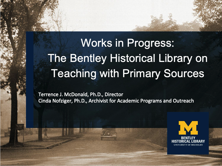 Engaging the Archives: Collaborating with Faculty for Robust Undergraduate Learning