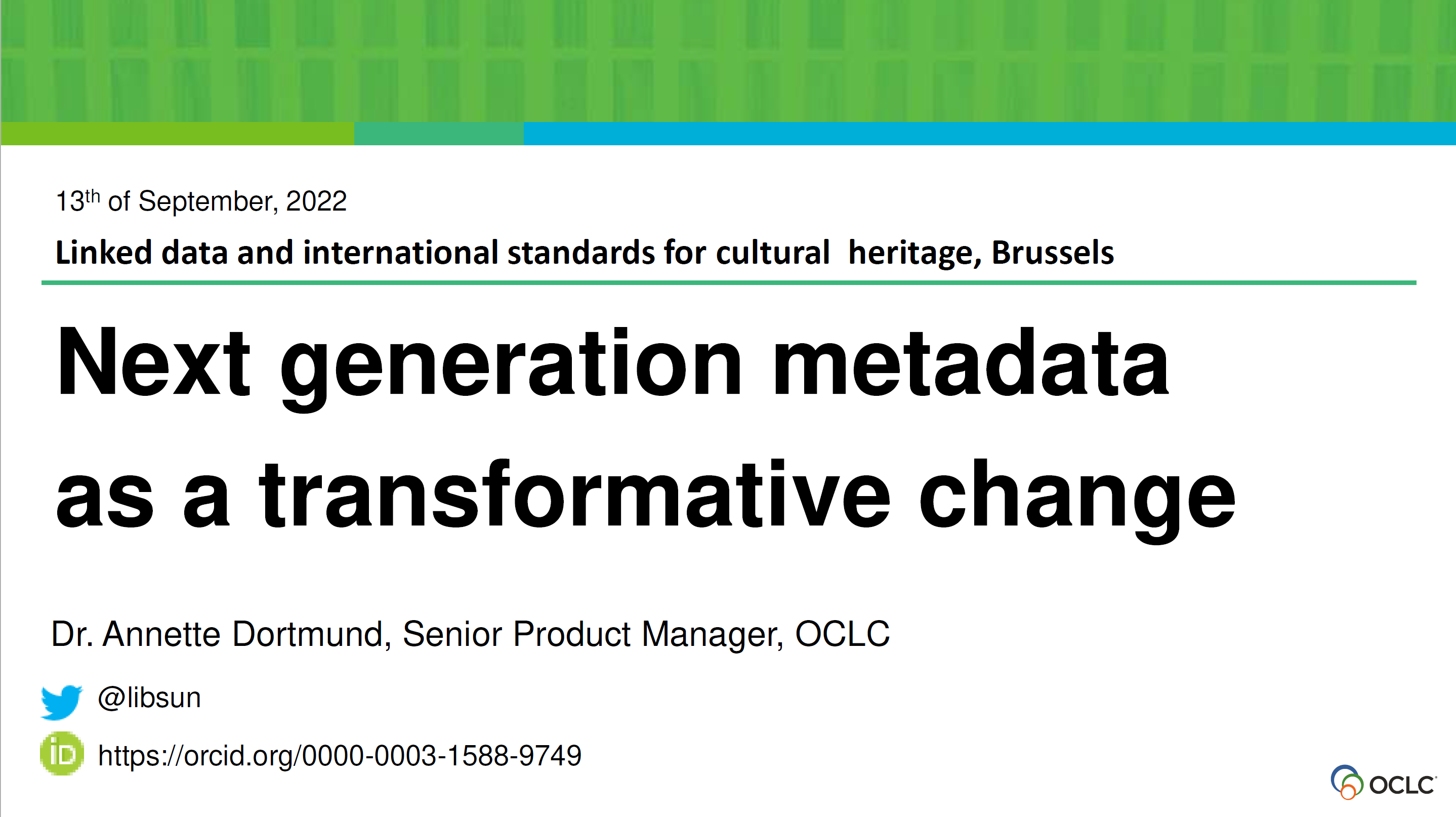 Next Generation Metadata as a Transformative Change