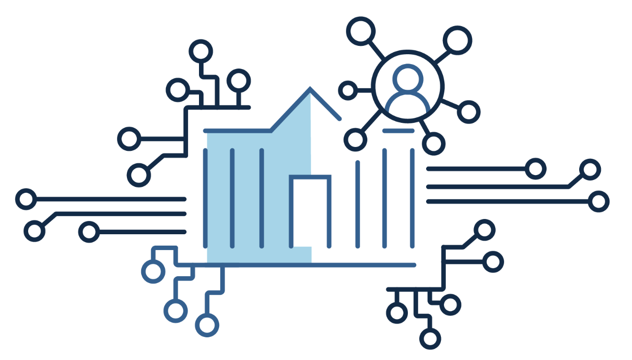 Illustration of leading the way with AI, together