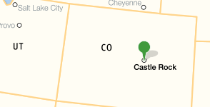 Karte mit dem Standort des Douglas County History Research Center