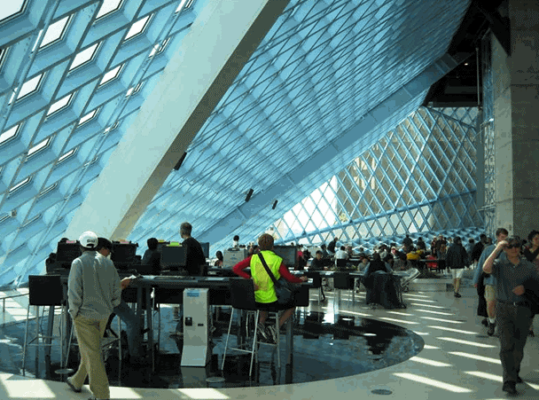 Foto der The Seattle Public Library Foto der The Seattle Public Library