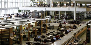 Lesebereich in der Staatsbibliothek zu Berlin