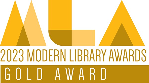 Logo: 2023 Modern Library Awards Gold Award