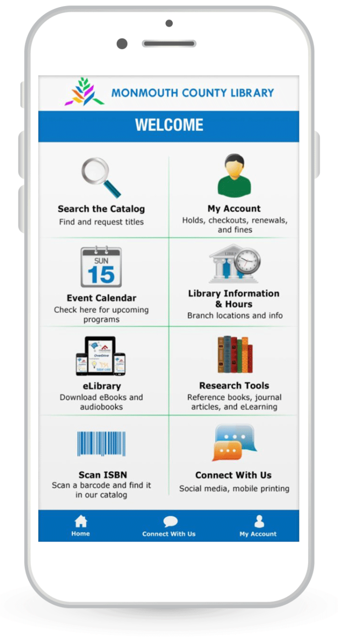 CapiraMobile customized interface example CapiraMobile customized interface example