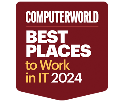 Badge: ComputerWorld Best Places to Work in IT 2021