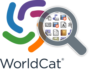 WorldCat logo with magnifying glass