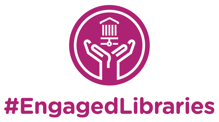 Logo: EngagedLibraries hashtag Logo: EngagedLibraries hashtag