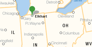 Map showing location of Anabaptist Mennonite Biblical Seminary Map showing location of Anabaptist Mennonite Biblical Seminary