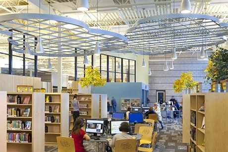 Inside an Anythink library in Colorado, USA.