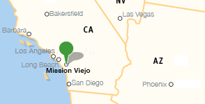 Map showing location of Saddleback College Map showing locaation of Saddleback College