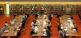 Reading area in Staatsbibliothek zu Berlin