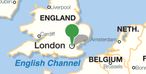 Map showing location of University of the Arts London Map showing location of University of the Arts London