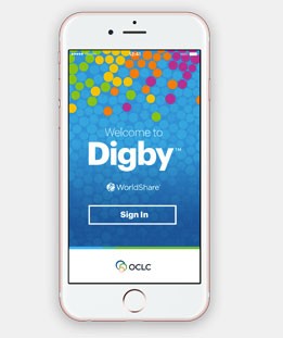 digby-splash Screenshot of Digby app on mobile phone