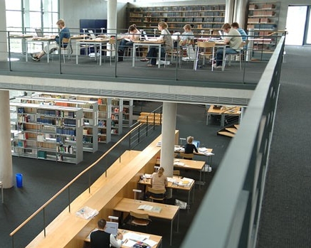 Photo of interior of library Photo of interior of library