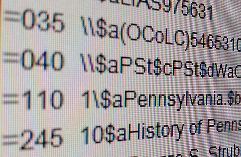 Screen capture of bibliographic record Screen capture of bibliographic record
