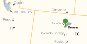 Mapa de la ubicación de Denver Public Library