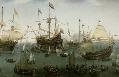 El regreso a Ámsterdam de la segunda expedición a las Indias orientales