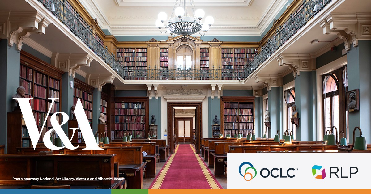 social_card_new_rlp_member_victoria_albert La National Art Library del Victoria and Albert Museum se une a la Asociación de Bibliotecas de Investigación de OCLC