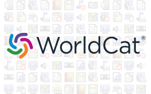 Logotipo de WorldCat con iconos de formato