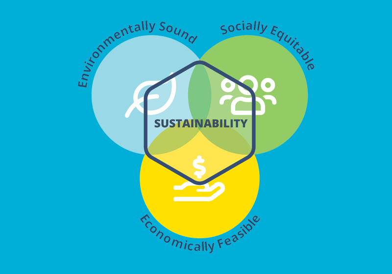 Illustration : Diagramme de Venn de Sustainable Libraries Initiative