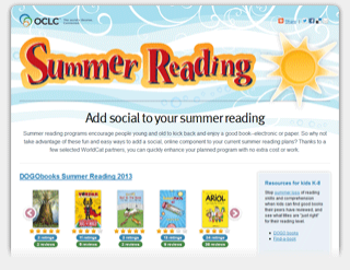 Image: site Web d'OCLC Summer Reading
