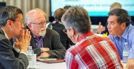 Deelnemers aan een sessie van het Research Library Partnership Deelnemers aan een sessie van het Research Library Partnership