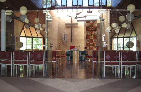 De kapel in Camden Theological Library