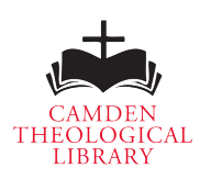 Logo van Camden Theological Library