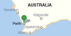 Kaart met de locatie van South Perth Library