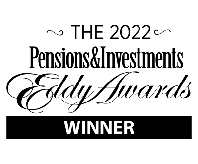 徽章：2022 Pensions and Investments Eddy Awards